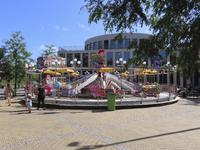 901736 Afbeelding van een kermisattractie op de Kinder-Family-Kermis op het Brusselplein in Leidsche Rijn Centrum te Utrecht.